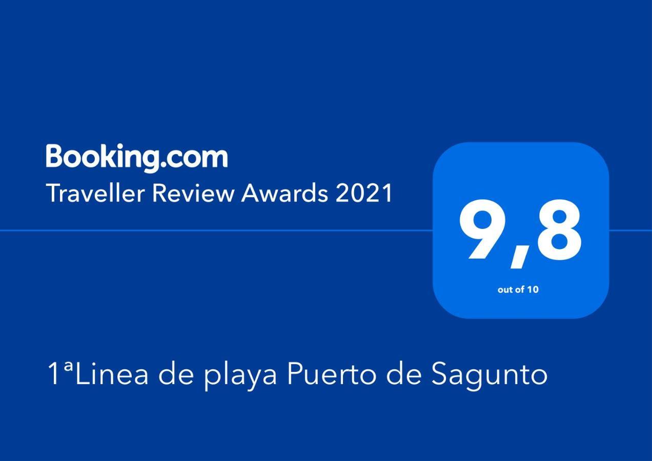 1ªLinea de playa Puerto de Sagunto Apartment Bagian luar foto